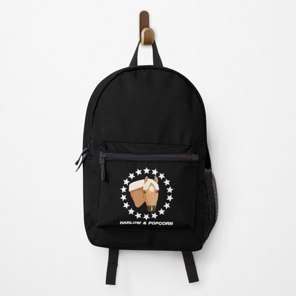 Famgem Backpack Harlow And Popcorn Merch Popcorn The Pony School Bag Travel 15"