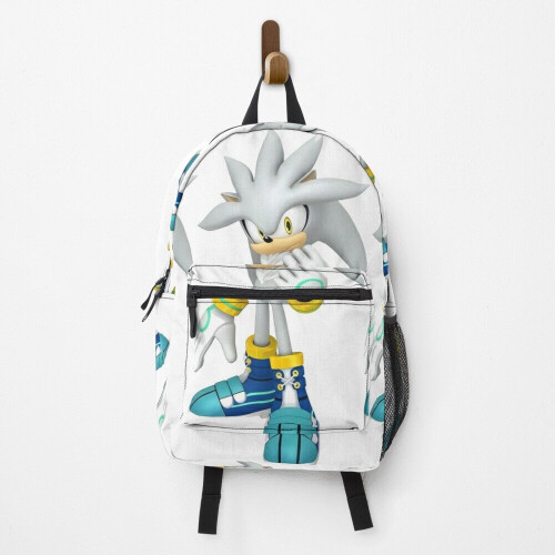 Backpack Silver the Hedgehogs School Bag Travel 15"