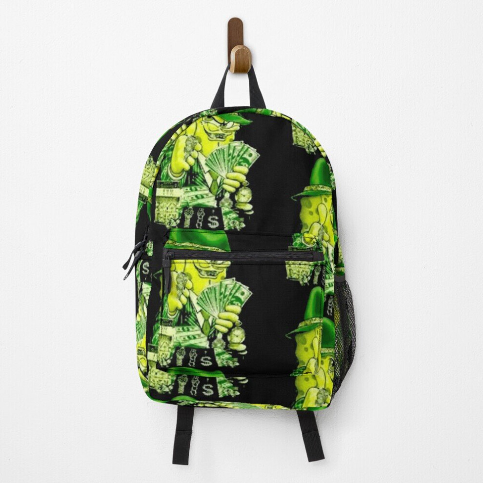 Famgem Unisex Backpack Gangster Spongebob Classic School Bag Travel 15"