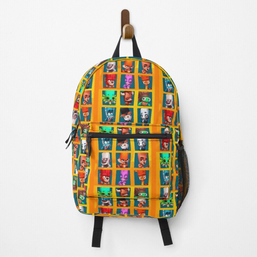 Famgem Backpack Zooba Battle Arena School Bag Travel 15"