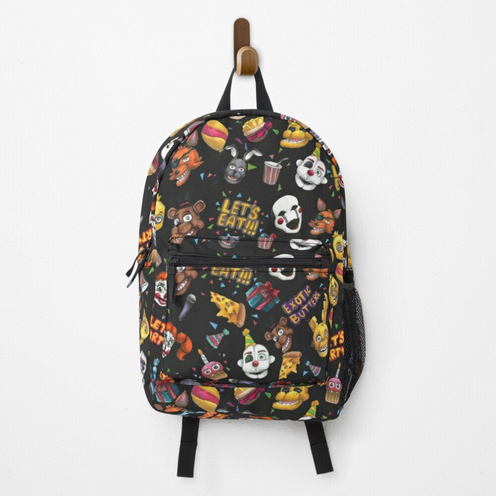 Backpack FNAF - Let's Party - black School Bag Travel 15"