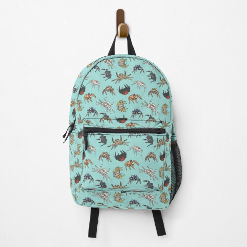 Backpack jumping spiders galore School Bag Travel 15"