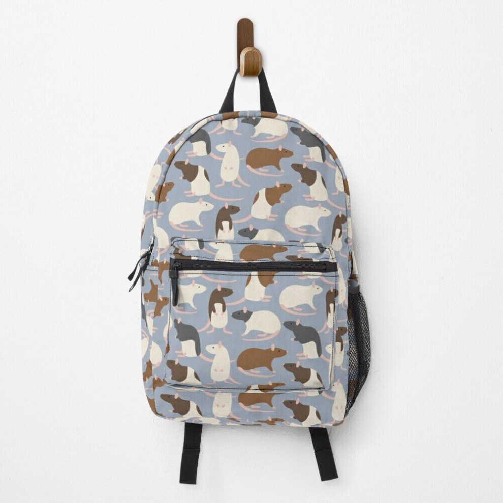 Backpack Rats Pattern School Bag Travel 15