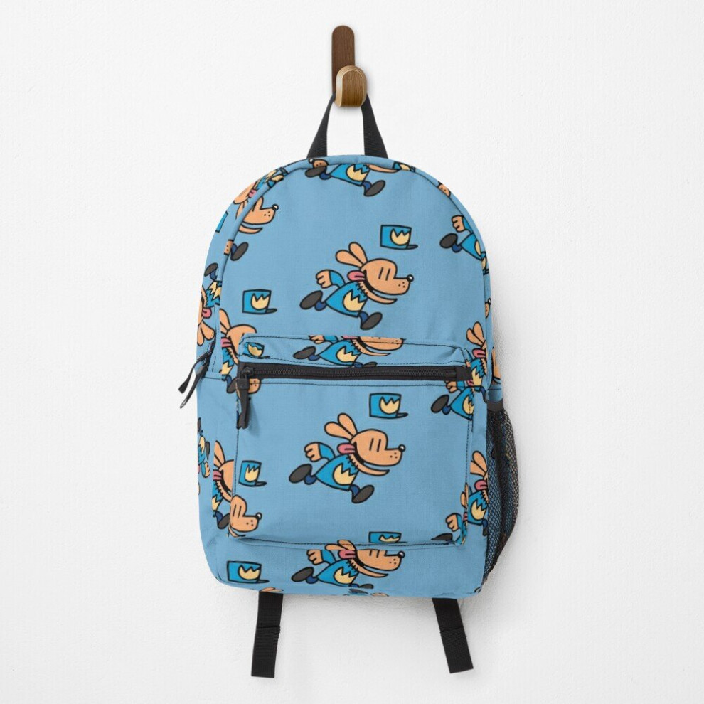 Famgem Backpack Officer Dog Man Running Fan Art School Bag Travel 15"