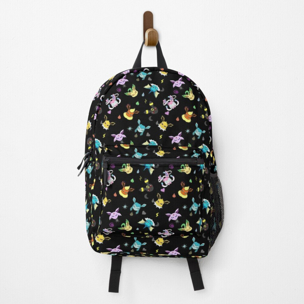 Famgem Backpack Eeveelution Type Pattern School Bag Travel 15"