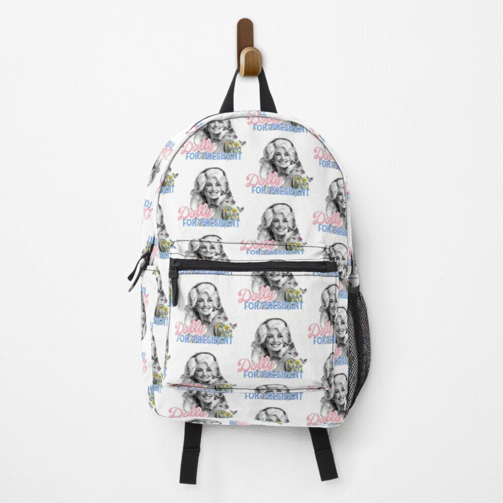 Backpack Dolly Parton for President  School Bag Travel 15
