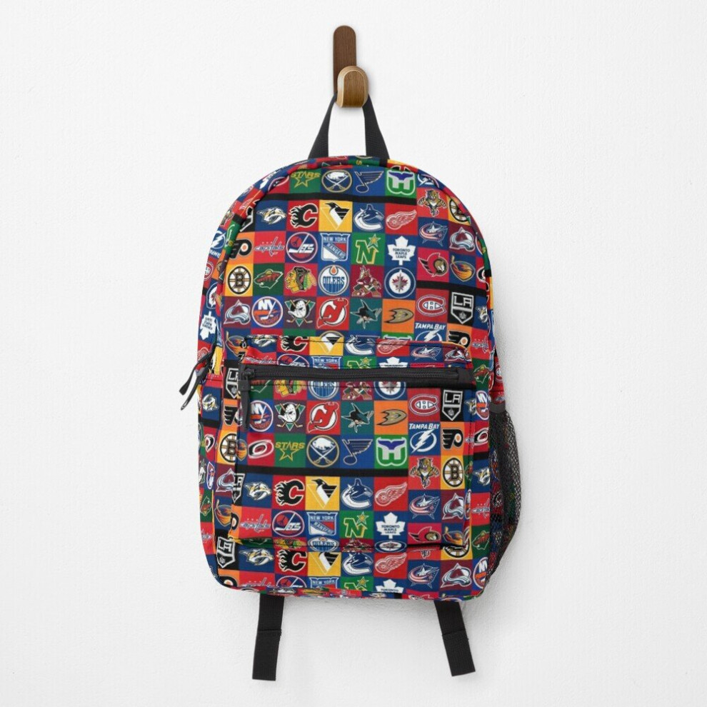 Famgem Backpack All Nhl Teams School Bag Travel 15"