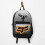 Backpack Fox head on fire. School Bag Travel 15" 1