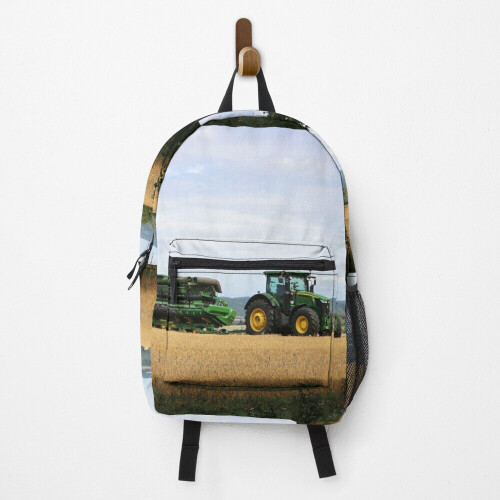 Backpack Combine Harvester and Tractor  School Bag Travel 15"