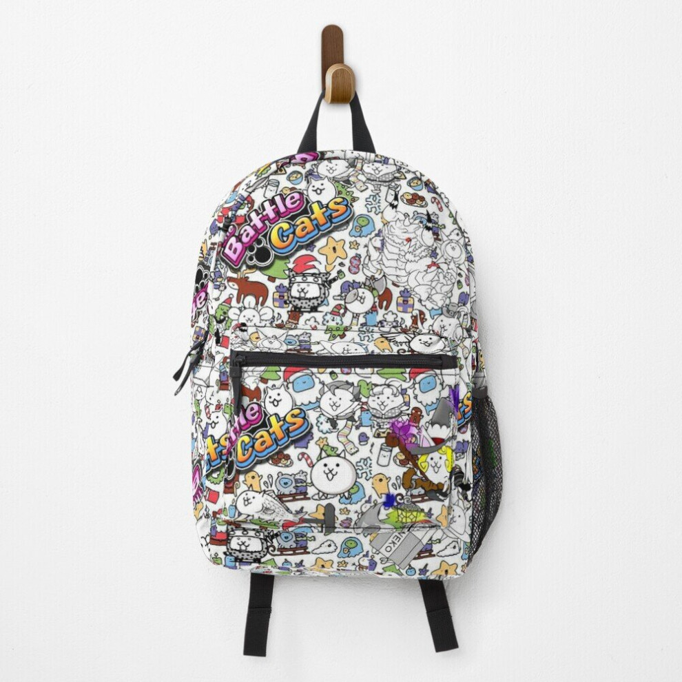 Backpack Battle Cats School Bag Travel 15"