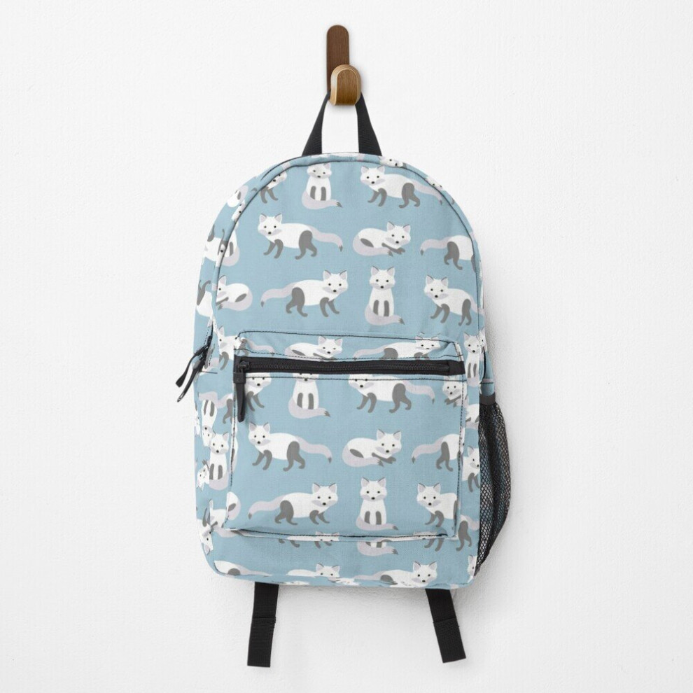 Backpack Arctic Fox Pattern School Bag Travel 15"