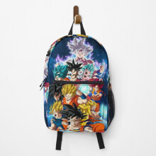 Backpack Dragon Ball Z Songoku School Bag Travel 15"