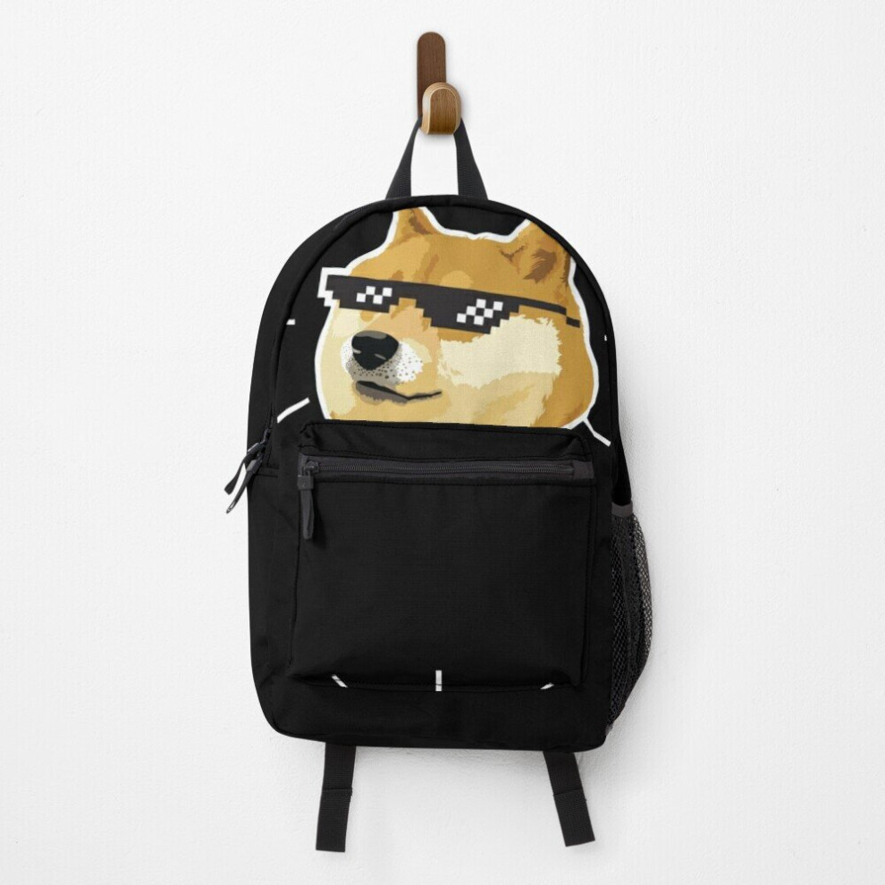 Backpack doge meme School Bag Travel 15"