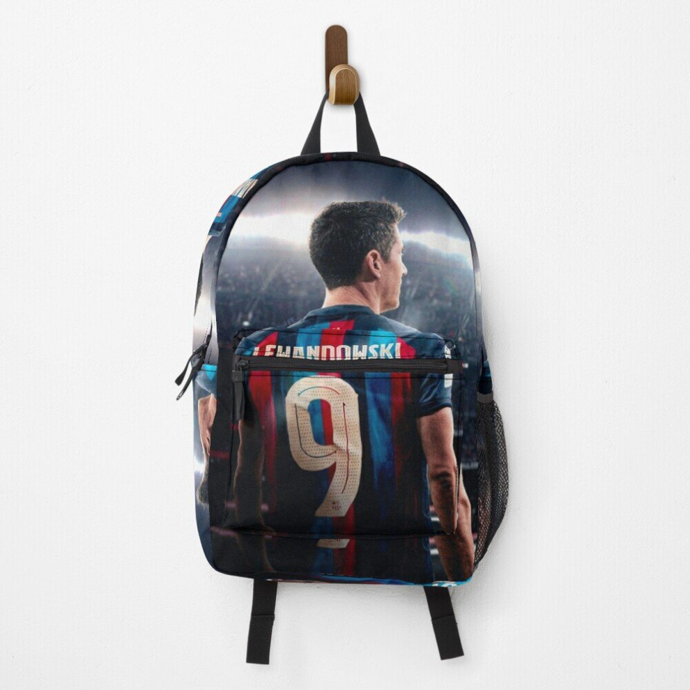 Backpack Robert Lewandowski FC Barcelona School Bag Travel 15"