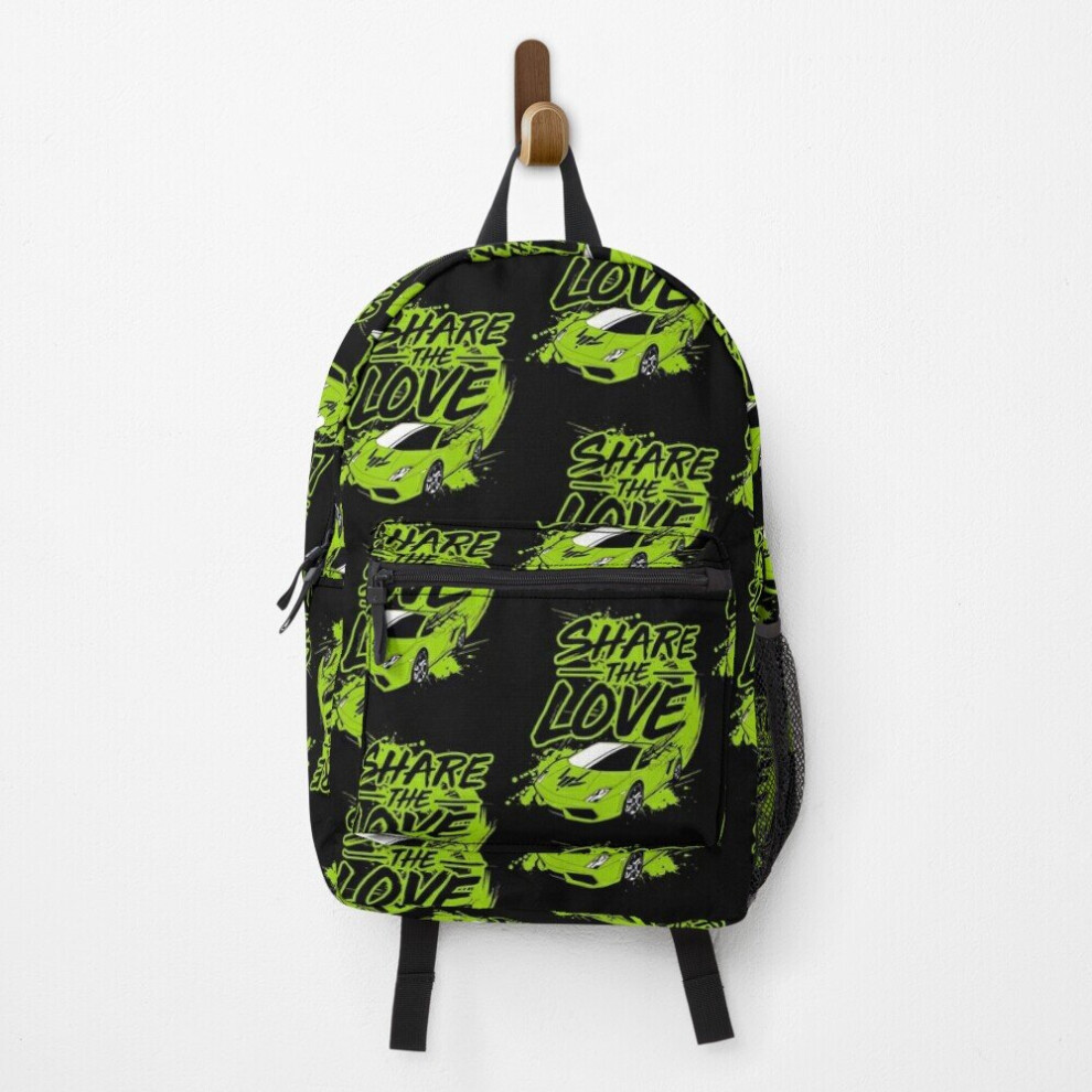 Famgem Backpack Youth Share The Love School Bag Travel 15"