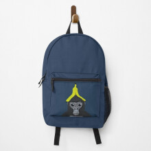 Backpack Gorilla tag monkey with banana School Bag Travel 15"