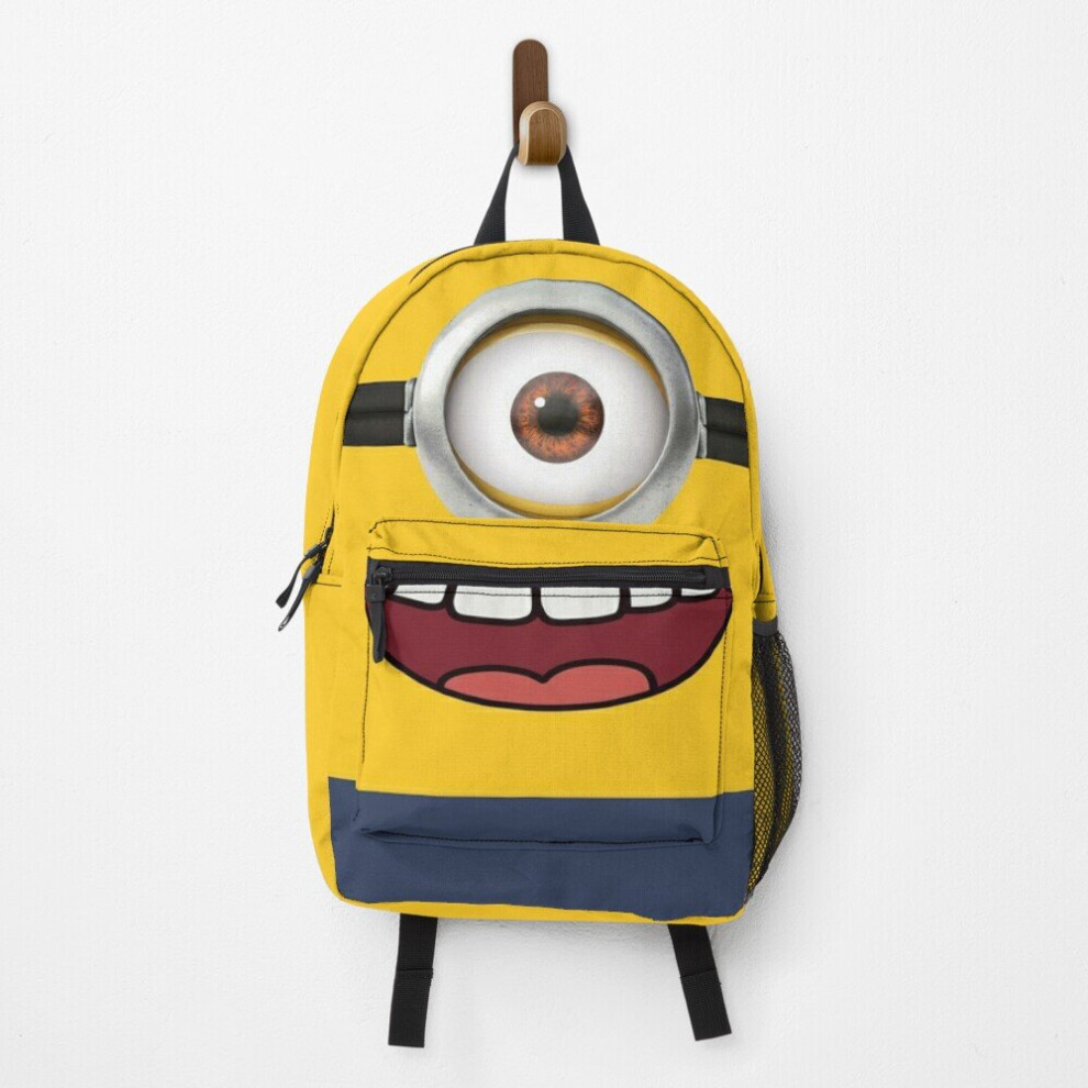 Backpack Minion style Eye School Bag Travel 15"