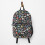 Backpack NFL teams seamless pattern black School Bag Travel 15" 1