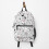 101 Dalmatians Pattern Backpack - 15-Inch Durable Polyester School & Travel Bag with Multiple Pockets 1