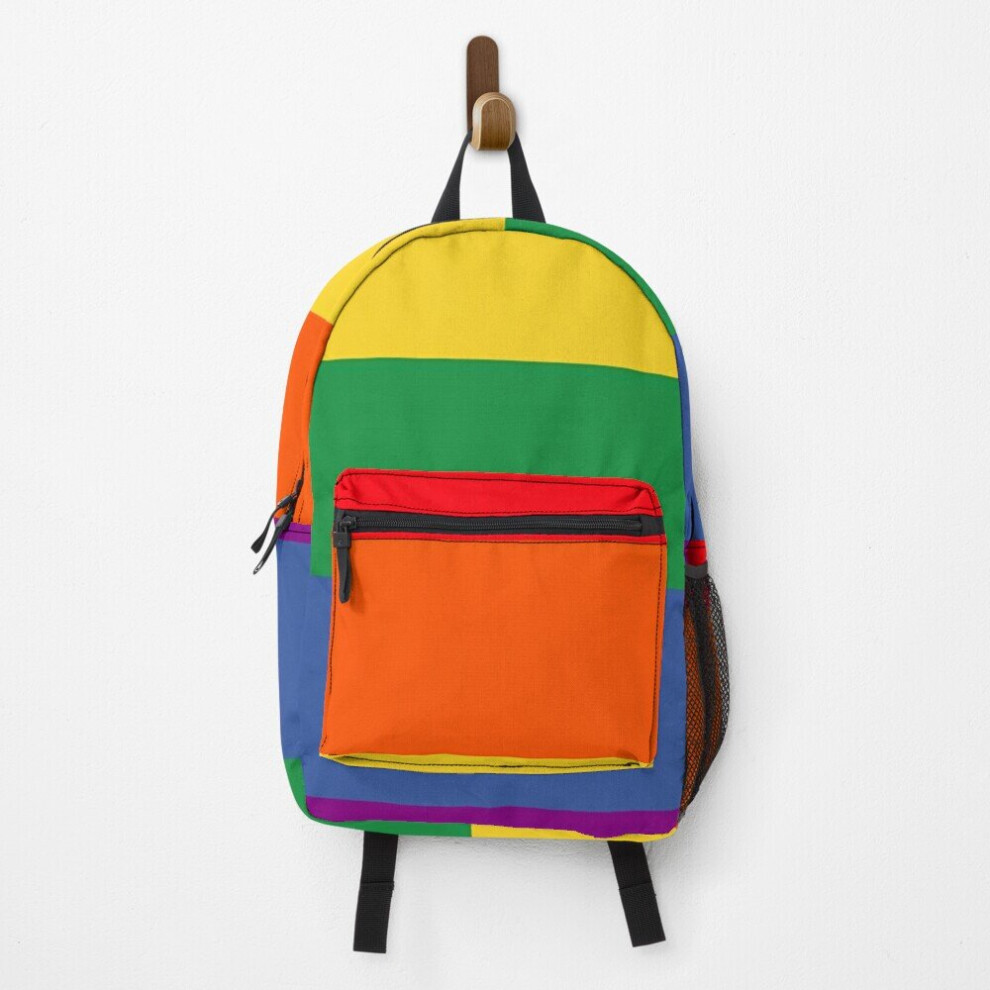 Backpack Rainbow School Bag Travel 15"