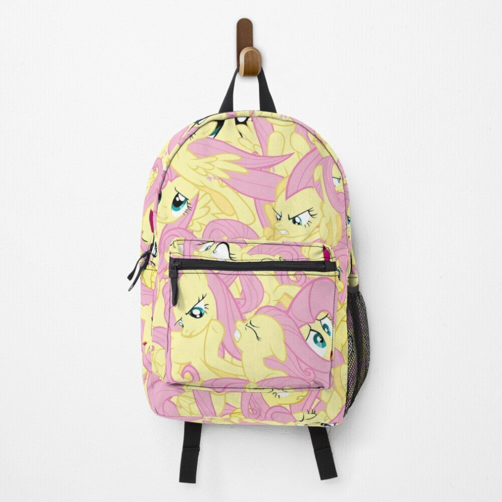 Backpack Fluttershy Mess School Bag Travel 15"