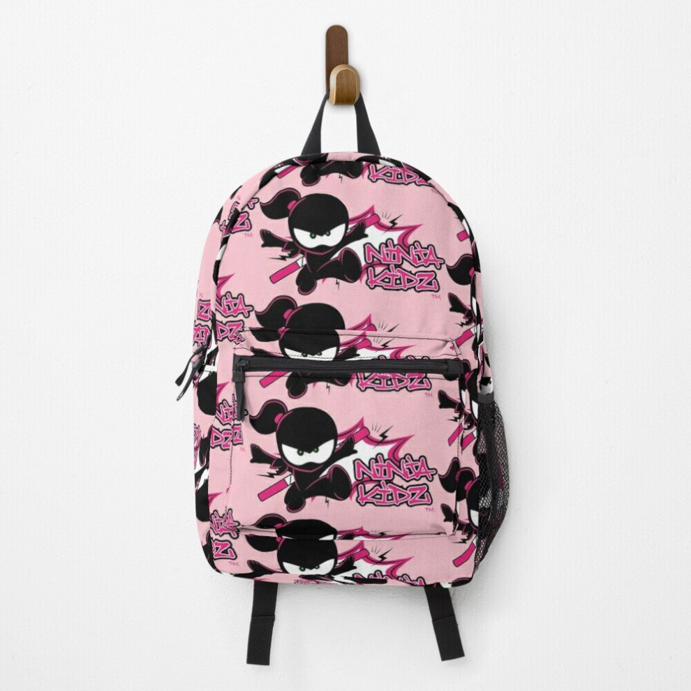Famgem Backpack Ninja Kidz, Youtube Ninja Kidz, Ninja Kidz Girl School Bag Travel 15"