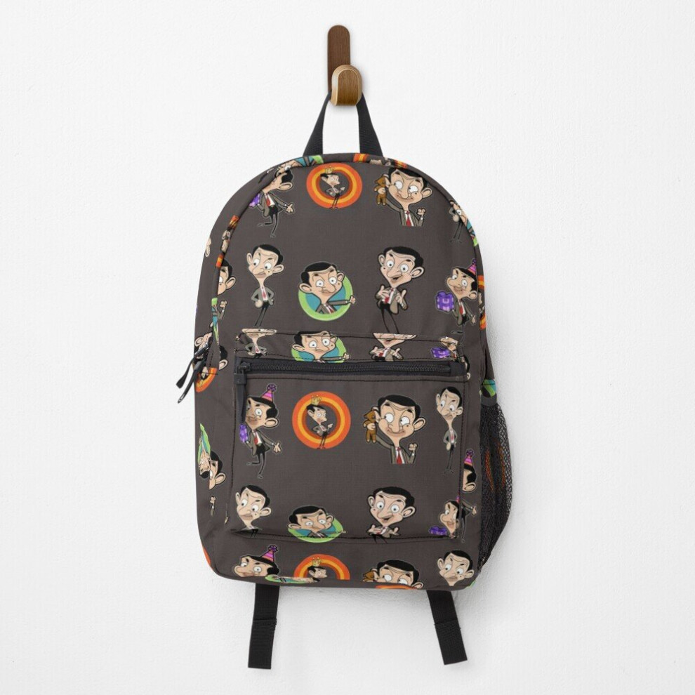 Famgem Backpack Mr. Bean School Bag Travel 15"