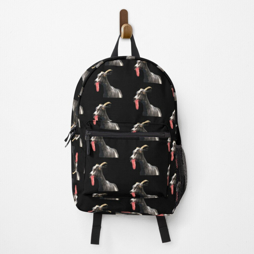 Famgem Backpack Goat Simulator: Unique 15-Inch School & Travel Backpack, Durable Polyester, Spacious Compartments, Adjustable Straps