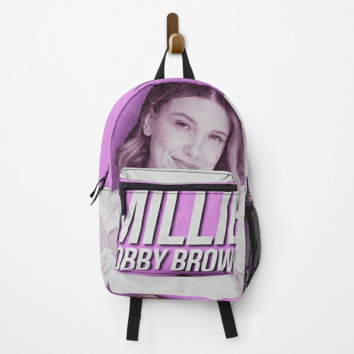 Backpack Millie Bobby Brown Retro  School Bag Travel 15"