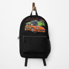 Backpack Supra Mk IV Eclipse Gs - Fast And Furious School Bag Travel 15"