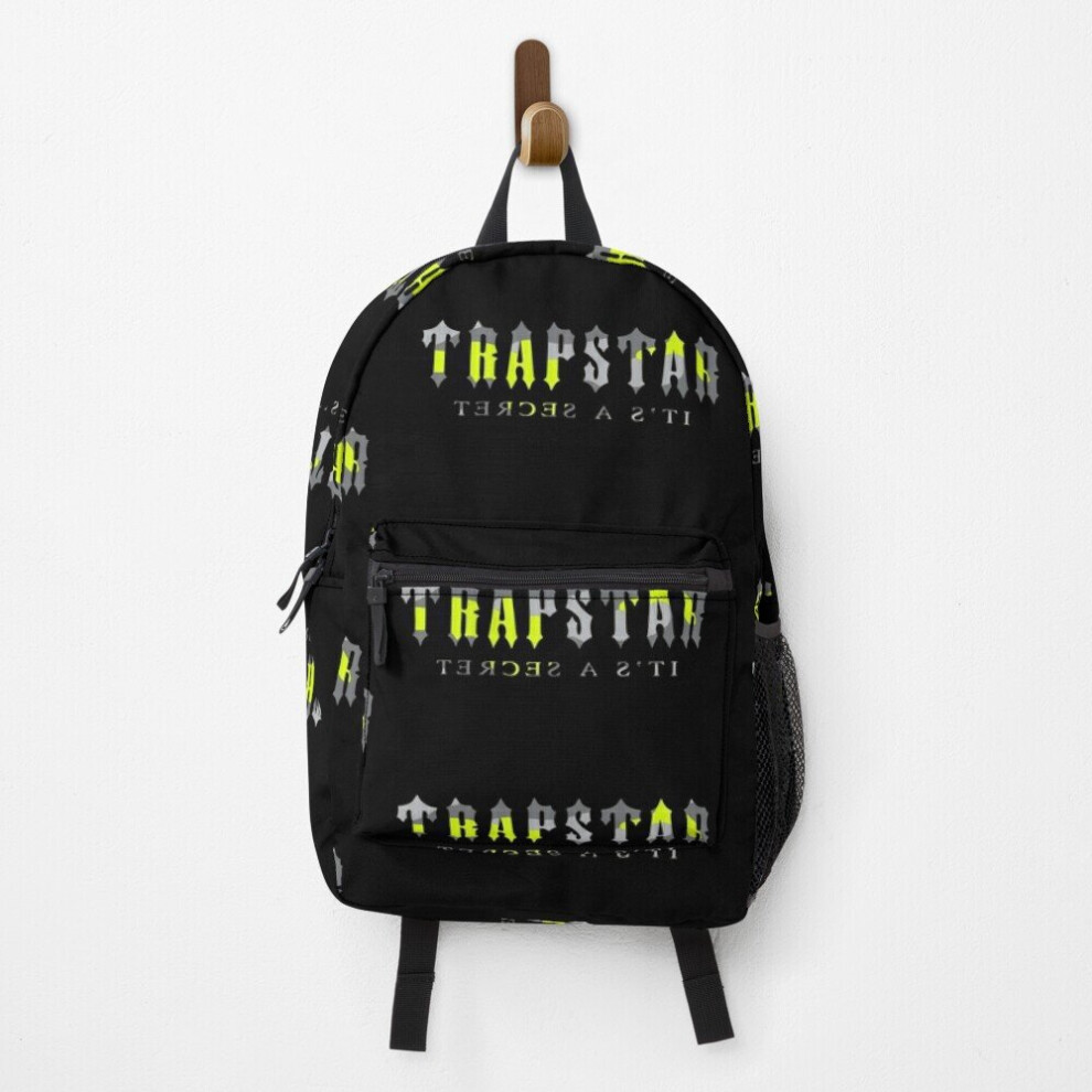 Famgem Trapstar London Brand Backpack 15-Inch School & Travel Bag - Durable Polyester, Spacious Compartments, Padded Straps