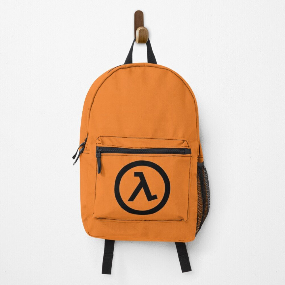 Backpack Half Life Lambda Logo (orange) School Bag Travel 15"