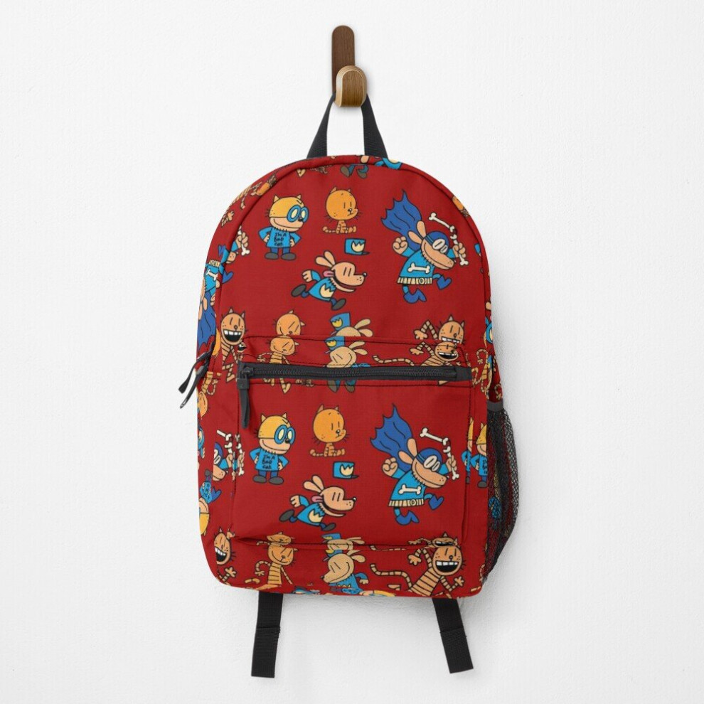 Famgem Backpack Dog Man, Petey, Lil Petey Combo Set Pack School Bag Travel 15"