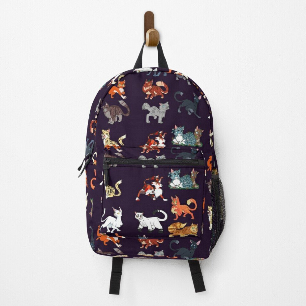 Famgem Backpack Warrior Cats Pattern 1 School Bag Travel 15"