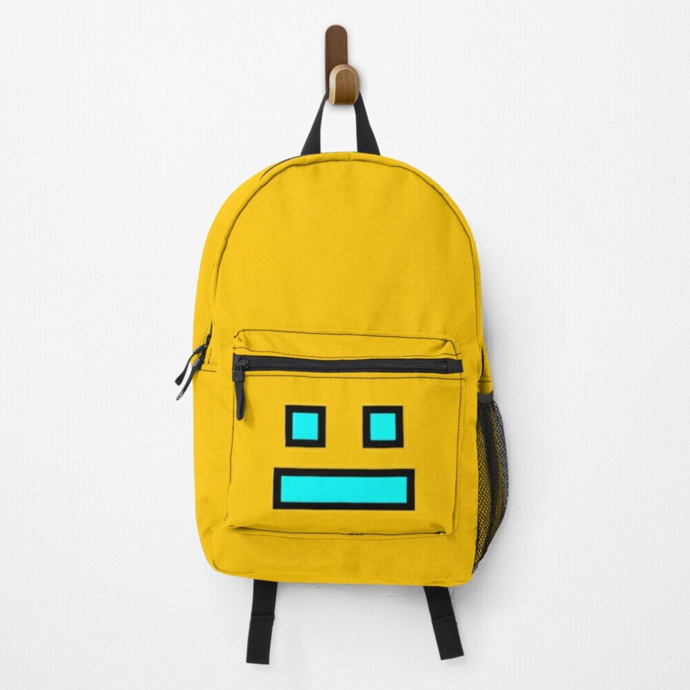Famgem Backpack Geometry Dash School Bag Travel 15"
