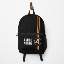 Backpack Lando Norris 4 McLaren Formula One School Bag Travel 15"