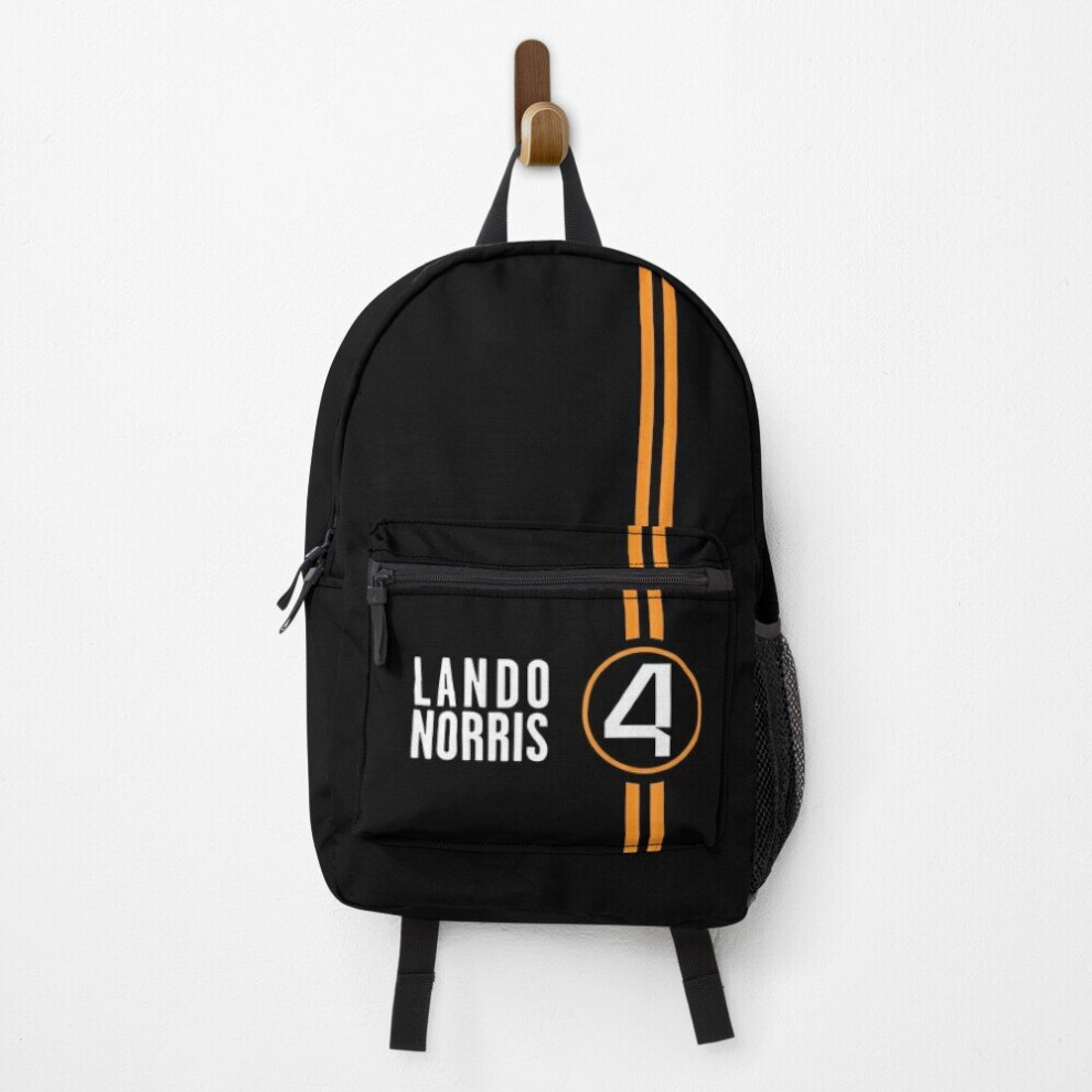 Famgem Backpack Lando Norris 4 Mclaren Formula One School Bag Travel 15"