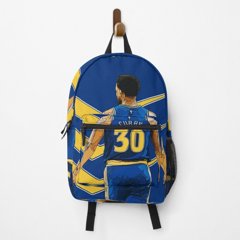 Famgem Backpack Steph Curry 30 — 15-Inch School & Travel Bag | Durable Polyester, Spacious Main Compartment, Padded Straps, Unique Graphic