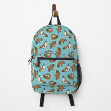 Platypus Print Backpack – All-Over Cute Design, 15-Inch School/Travel Bag, Durable Polyester, Padded Straps, Large Main Compartment