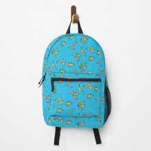 Backpack Copie de Flame pattern Cherry Bomb GOLF le fleur * - Tyler, The creator - blue color School Bag Travel 15"