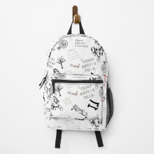 XXXTentacion Tattoos Wallpaper Backpack - 15" School & Travel Bag, Durable Polyester, Multi-Pocket & Comfortable