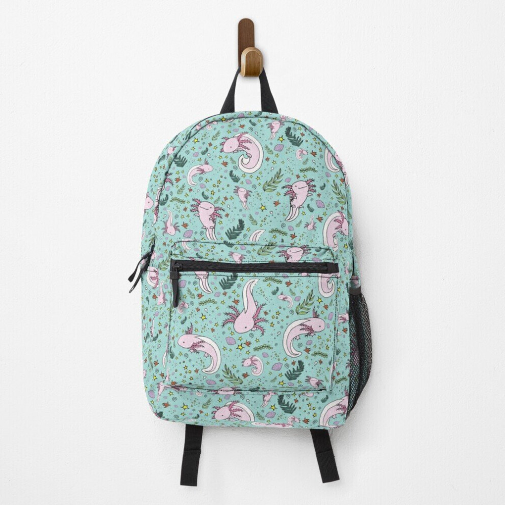 Famgem Backpack Axolotl School Bag Travel 15"