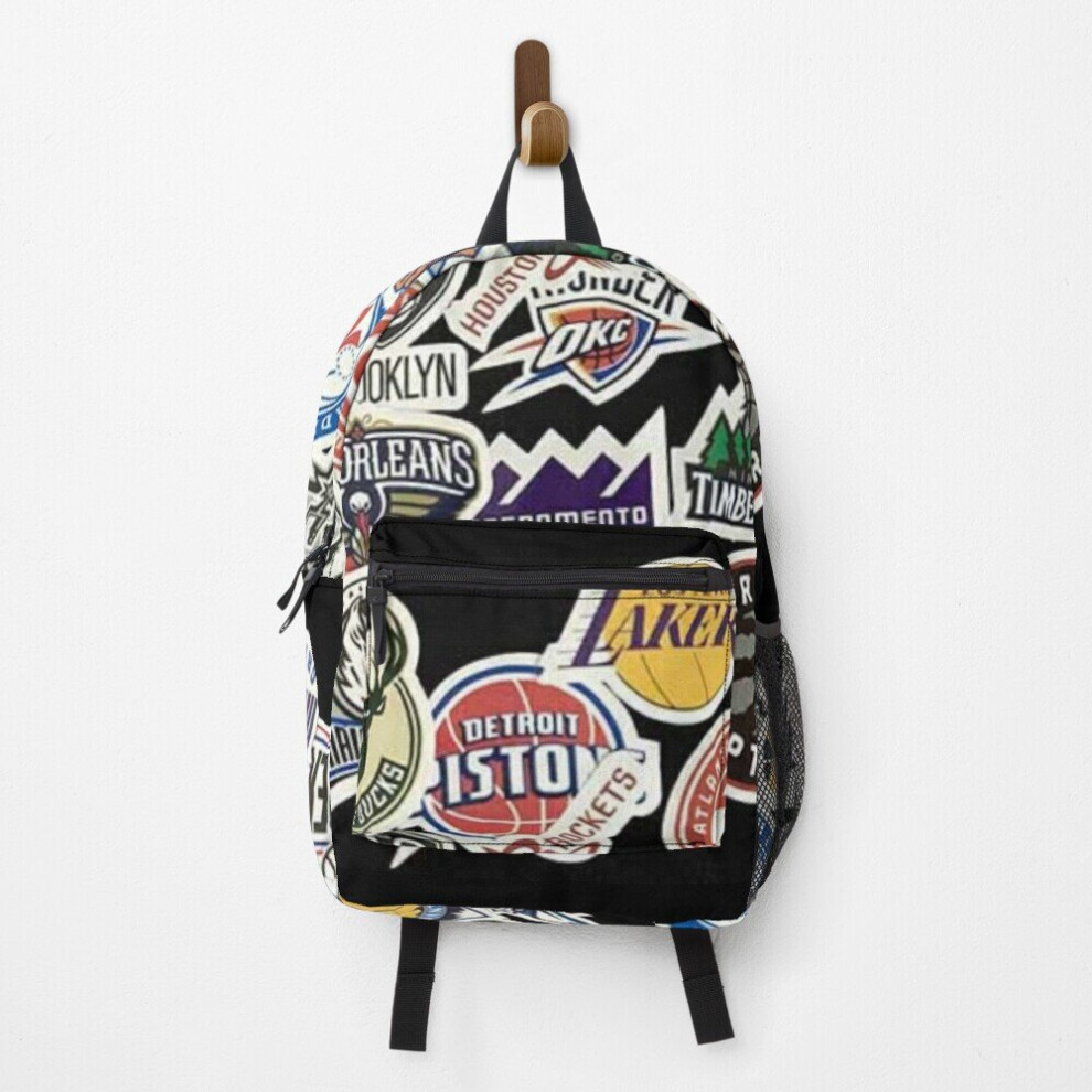 Famgem Backpack Nba All Teams School Bag Travel 15"