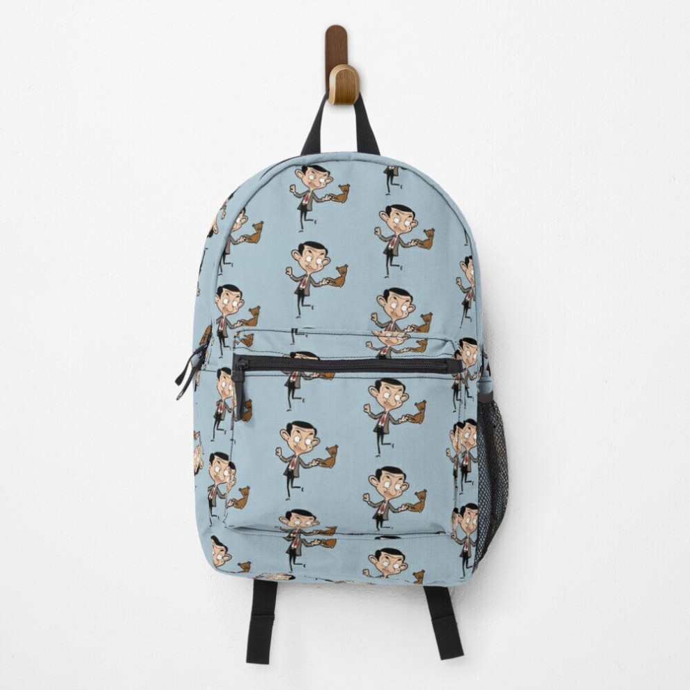 Famgem Backpack Mr. Bean And His Bear School Bag Travel 15"