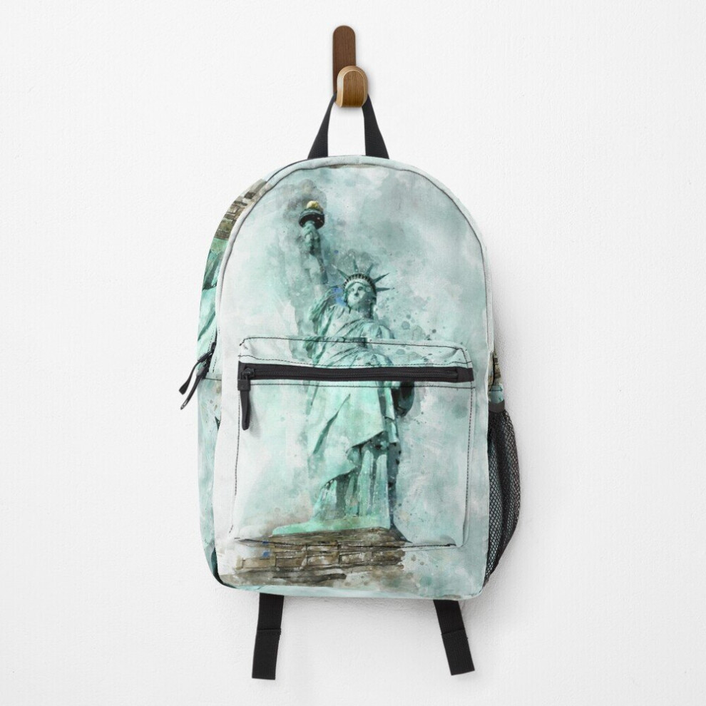 Backpack Statue of Liberty School Bag Travel 15"