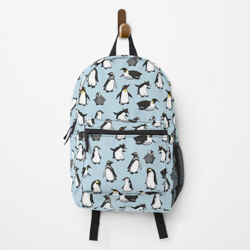 Backpack Cute Penguin Pattern School Bag Travel 15"