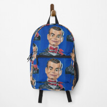 Spooky Goosebumps Ventriloquist Dummy Backpack - 15in School & Travel Bag, Unique Design by Famgem