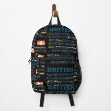 Backpack BRITISH RAIL TRAINS School Bag Travel 15"