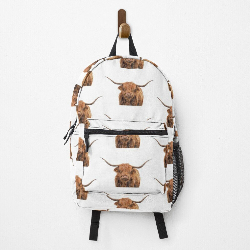 Backpack Highland Cow School Bag Travel 15"