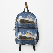 Backpack The most popular ship of all times, Titanic. School Bag Travel 15"